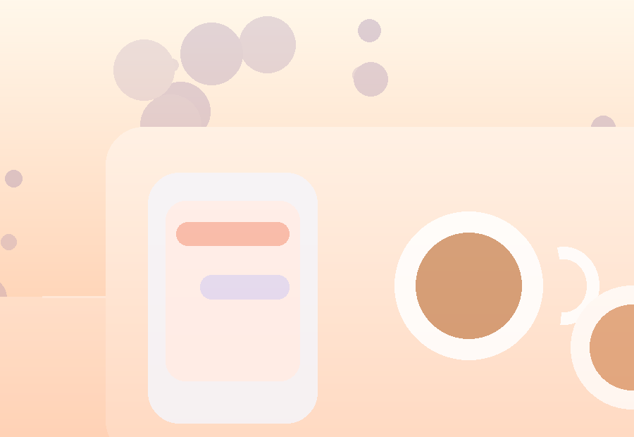 真实生活里的咖啡与手机