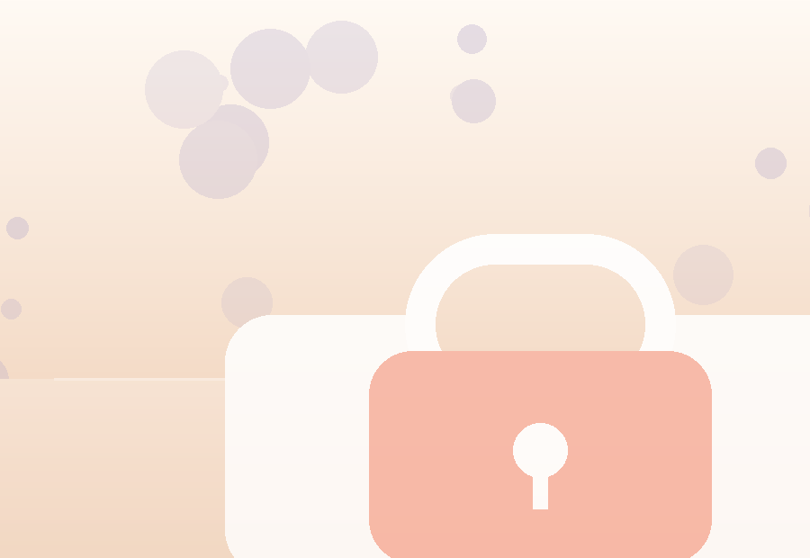 资料隐私与安全锁图形